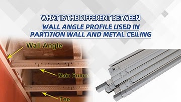 What Is The Application Of Wall Angle Profile Roll Forming Machine? Ceiling Carrier, Partition Wall