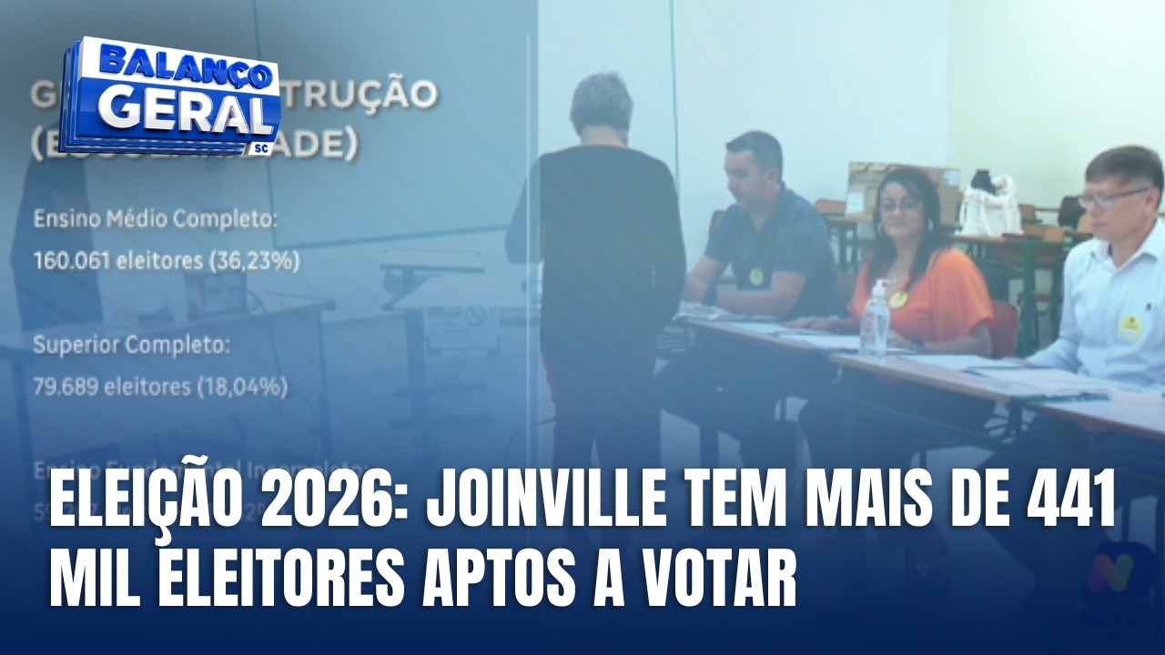 Joinville se prepara para eleição com mais de 1.200 seções eleitorais