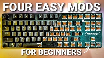Cosmic Byte Firefly Keyboard- Easy mods guide for everyone!