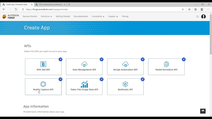 AU2020 Tutorial - Autodesk Forge Authentication