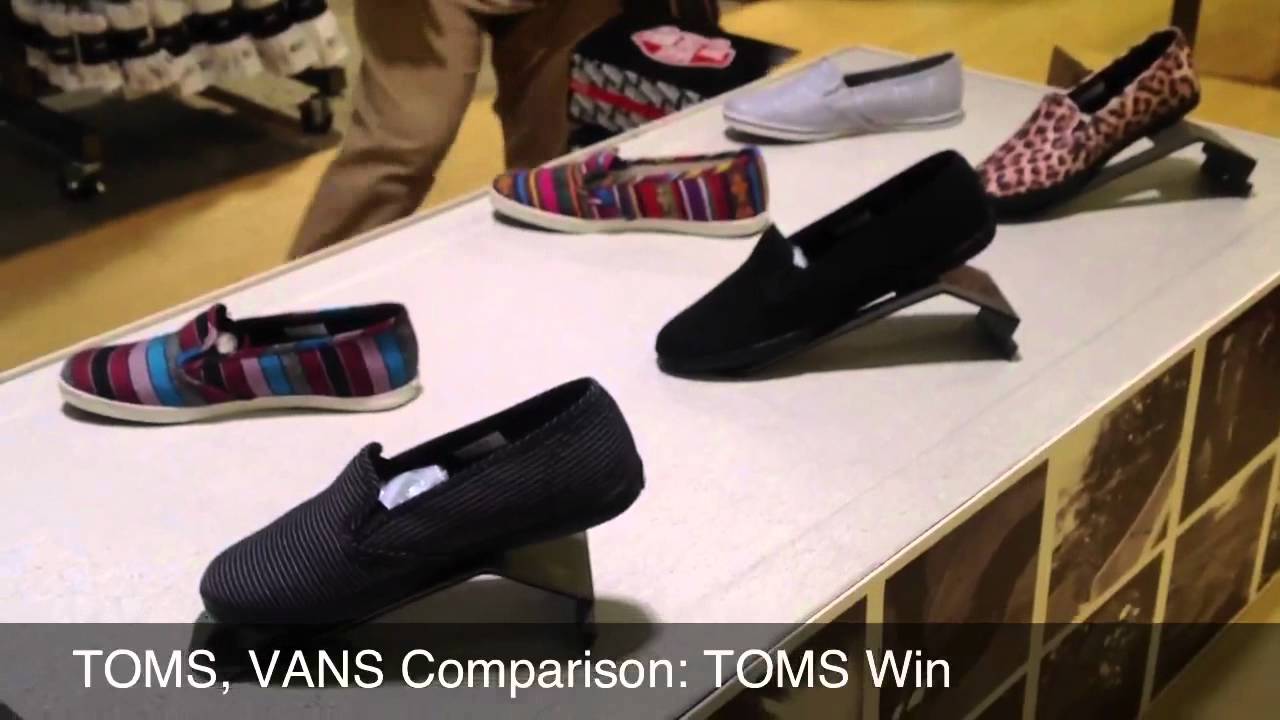 TOMS and VANS: Comparison - YouTube