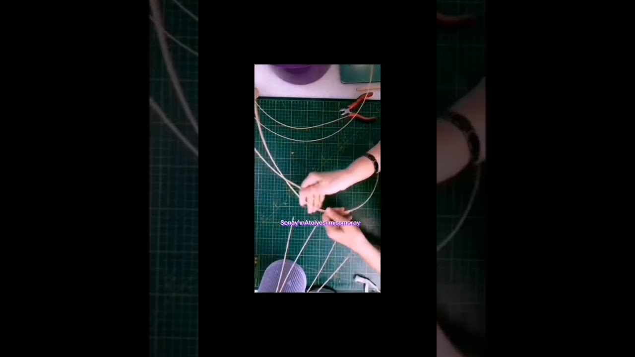 Bambu Rattan aydınlatma yapılışı