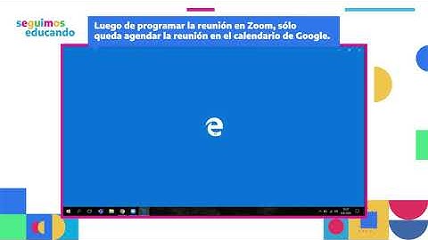 ¿Cómo programar una reunión en Zoom?