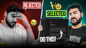 Watch this If you Failed Your Interview | Steps to Overcome