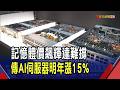 零組件成本壓力增 調整記憶體配置仍難撐 傳輝達AI伺服器明年漲15%｜非凡財經新聞｜20260823