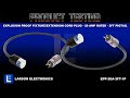 Explosion Proof Fixture/Extension Cord Plug - 20 Amp Rated - 3ft Pigtail
