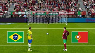 BRAZIL vs PORTUGAL - Final FIFA World Cup 2026 - Penalty Shootout | Neymar vs Ronaldo | PES