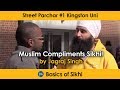 Muslim Compliments Sikhi - Street Parchar #1  Kingston Uni