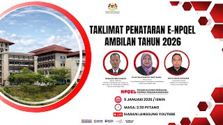 Taklimat Penataran Enpqel Ambilan Tahun 2026