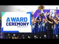 Inter lift their 20th scudetto  award ceremony  serie a 202324