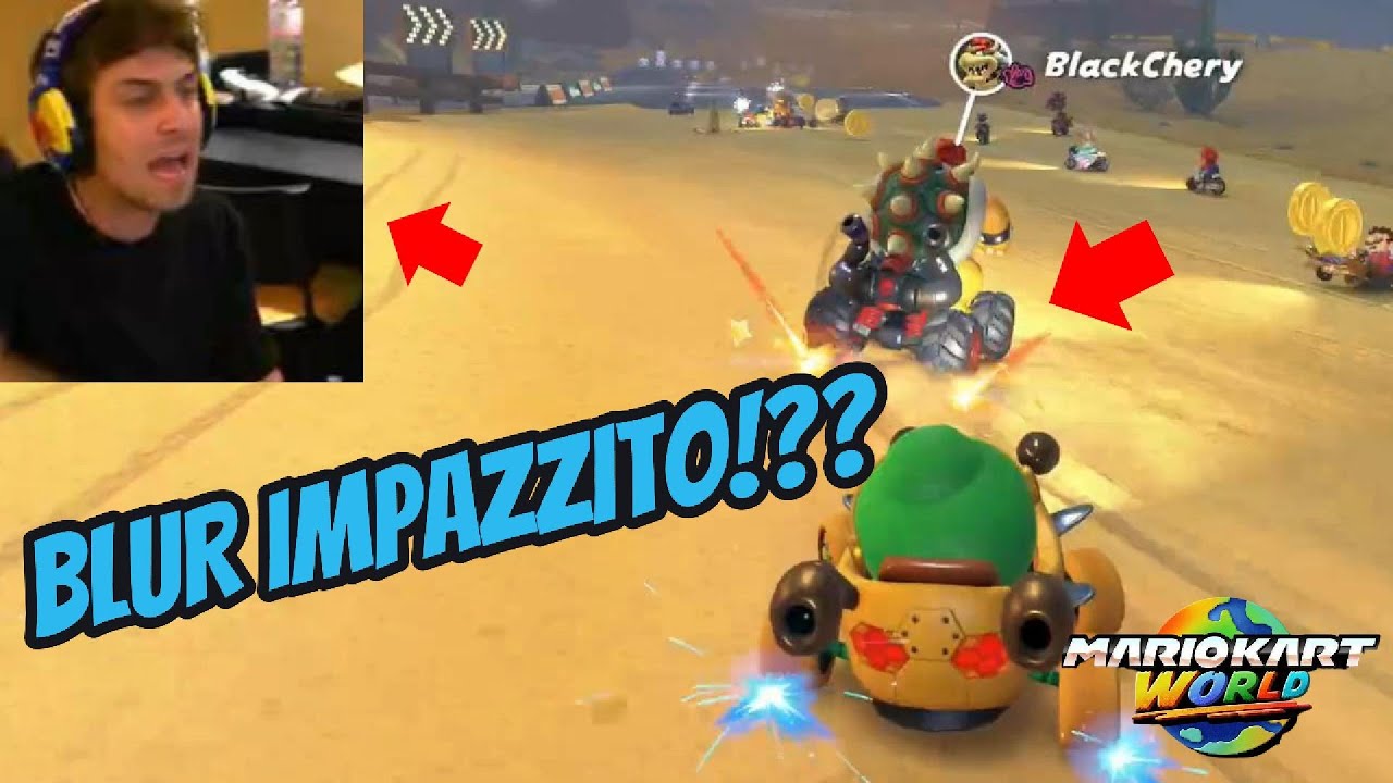 Blur BESTEMMIA sul nuovo MARIO KART WORLD!!