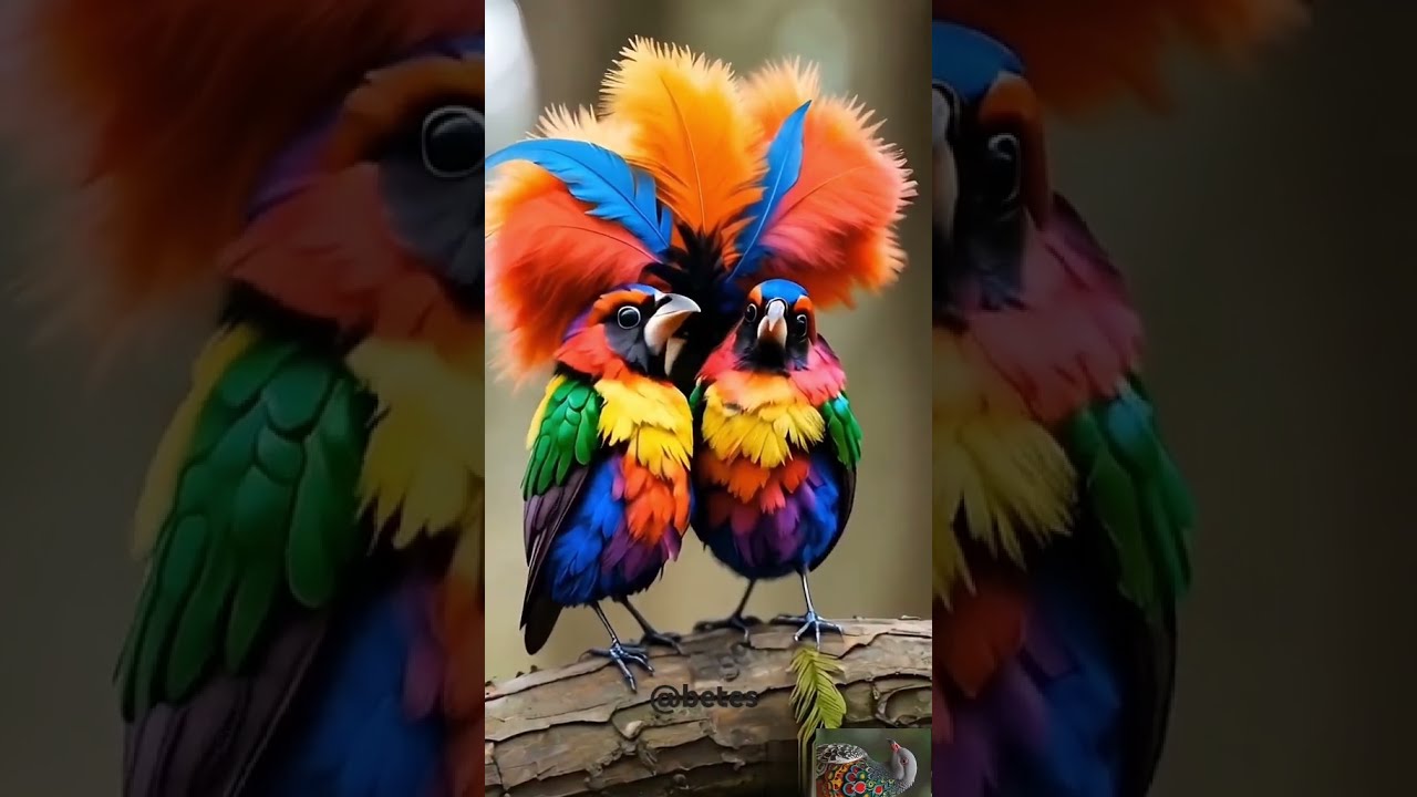 Beautiful Colorful Birds Nature Birdslover Oiseau Aiartwork Animal Ai Shorts