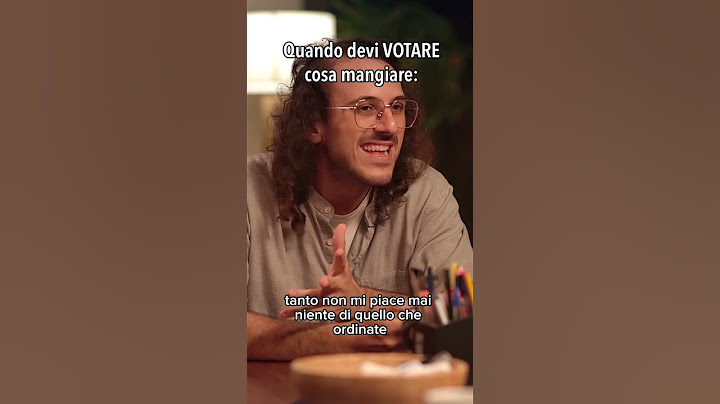 VOTIAMO cosa MANGIARE