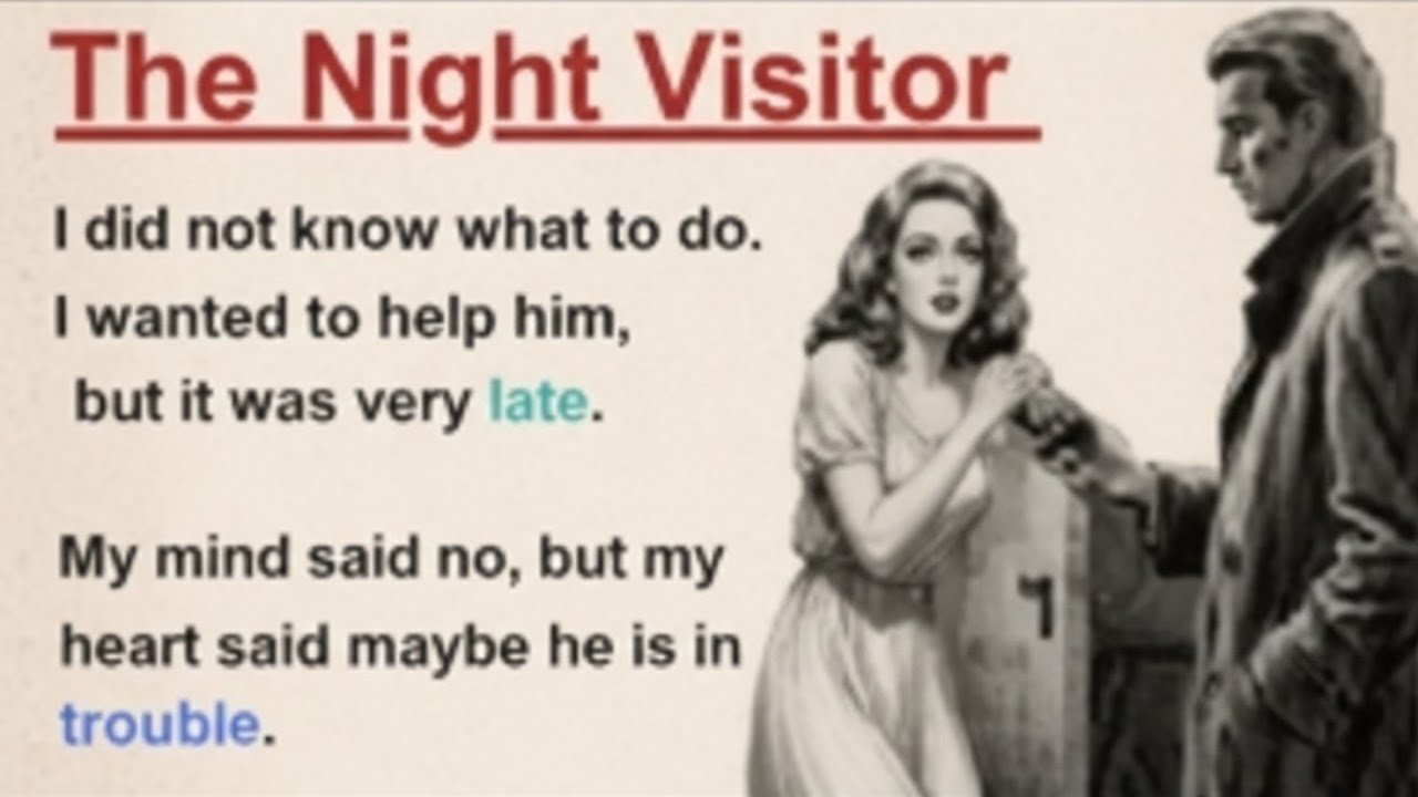 Learn English With Stories ⭐️ The Night Visitor | Level 2 English Listening & Speaking Practice