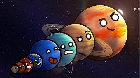 What if the planets were ordered by SIZE - Part 1 In Reversed @SolarBalls