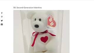 "Top 60 Most Valuable Beanie Babies" Article - First Half Great, Second Half Terrible