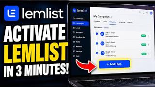 How to activate Lemlist for personalized cold email campaigns - Beginner Guide