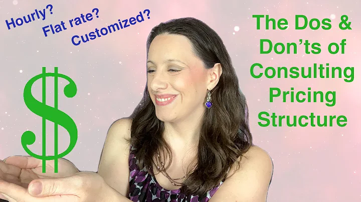 How to Structure Your Consulting Company Pricing - hourly, retainer, products, customized, and more