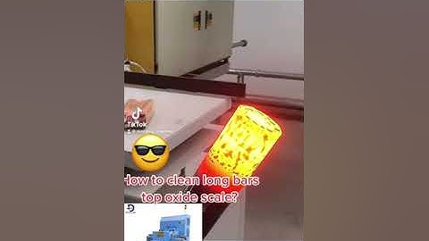 #forging  surface #scale  #descaling  #machine  for scale cleaning work