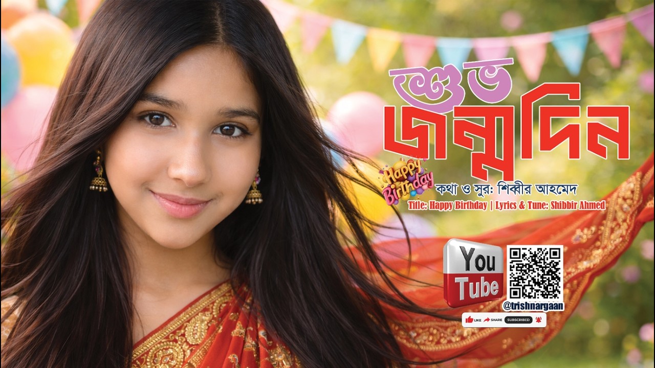 শুভ জন্মদিন সাফওয়ানা | Safwana Birthday Song 🎂 | Heart-Touching Bangla Song | Soft & Dreamy |