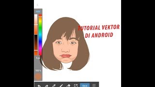 TUTORIAL VECTOR DI ANDROID (MEDIBANG) TIME LAPSE (PART 1)