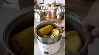 Multifunction Smart Screen Electric Cooker Stainless steel With Steamer Cooking Pot Portable Mini