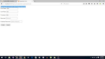 Login and Registration PHP MYSQLI Part 5 (2/3) Registration