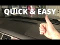 *How To Clean Your Car's Plastic DASH at Home!!*