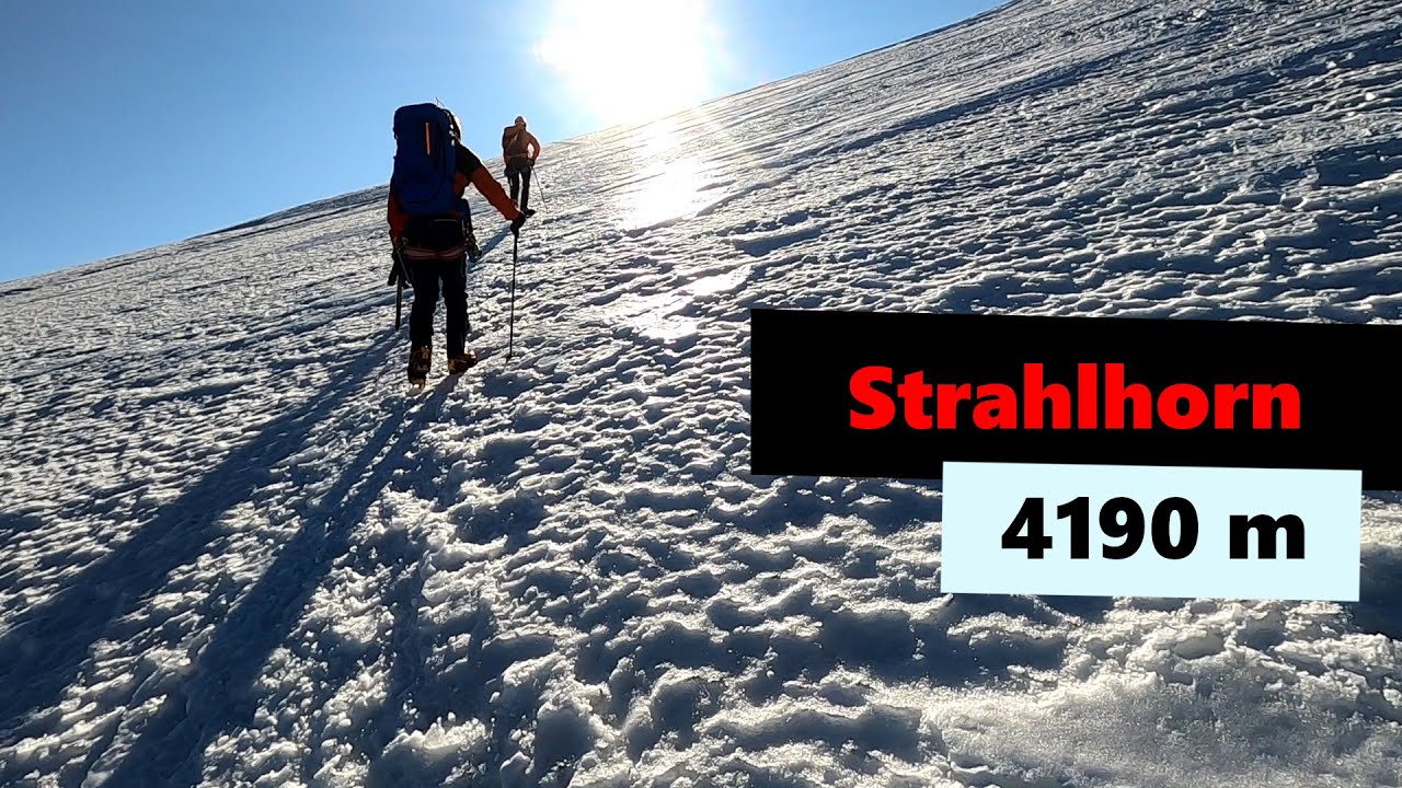 Strahlhorn Normalroute | 4190 m | WS I | Wallis/Switzerland