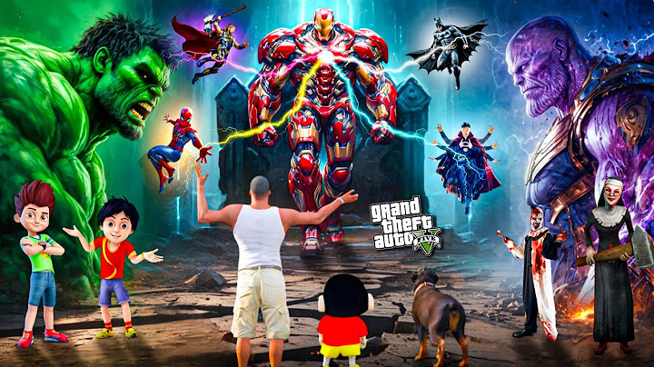 Thanos Kidnaps Avengers 😱 | Hulk Buster Shinchan, Doraemon, Franklin Save Them in GTA5! 🔥