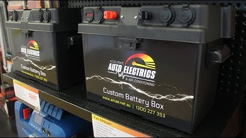 Custom Portable Battery Boxes | Accelerate Auto Electrics & Air Conditioning - Sunshine Coast