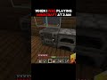 WHEN I WAS PLAYING MINECRAFT AT 3 AM #minecraft