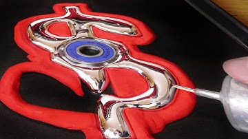DIY Gallium Dollar Sign $ Fidget Spinner