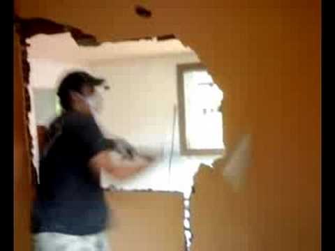 Abbattimento muro youtube Quanto costa fare un muro in cartongesso