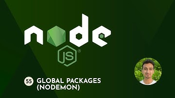 Node.js Tutorial - 55 - Globale pakketten