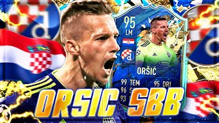 FIFA 20 : 95 ORSIC TOTS Squad Builder Battle 