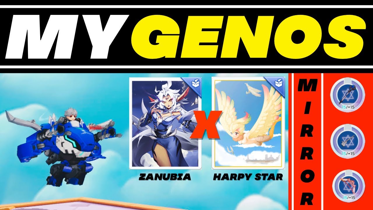 Ragnarok M : My Genos Zanubia Card Vs Harpy Star Card And Mirror Test [ GENOS ]