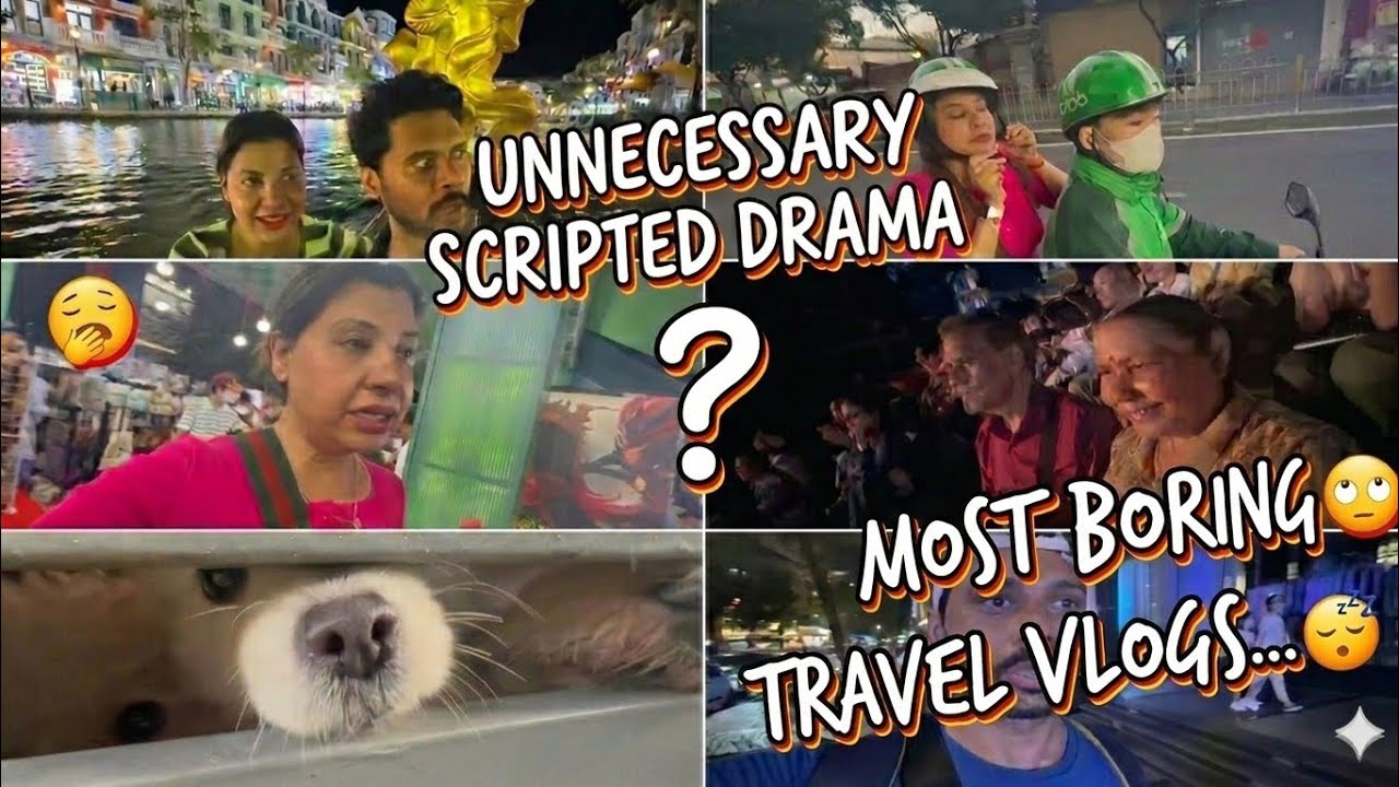 Scripted & Boring Flop Travel Vlogs|Sambhavna Seth & Avinash|Reaction  Audio Podcast #pratibha 