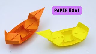 How To Make Easy Paper Boat For Kids / Paper Boat Toy / Paper Craft Easy / KIDS crafts