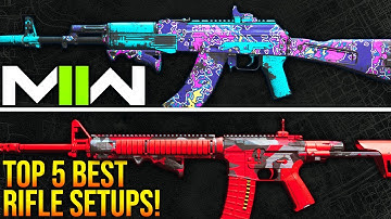 Modern Warfare 2: Top 5 BEST ASSAULT RIFLE CLASS SETUPS After Update! (MW2 Best Weapons)