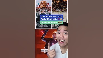 Thumbnail of Bukti2 konser Travis Scott adalah ritual pemanggilan setan dan illuminati ‼️ #Shorts #YouTubeShorts