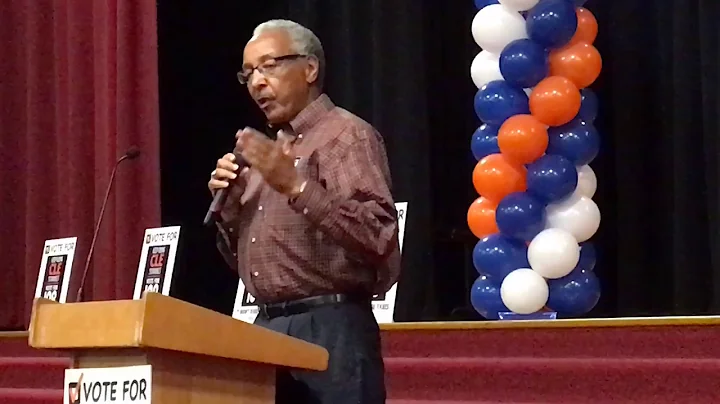 Cleveland school board member Robert Heard talks a...
