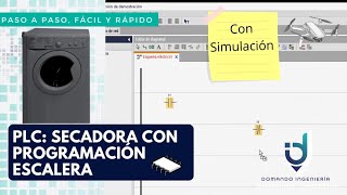 Secadora con Apagado Automático | Fácil PLC | Programación Escalera con Simulación LogoSoft Comfort