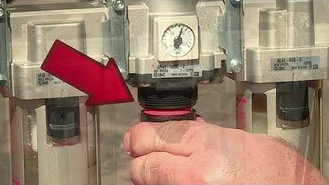 Filter Regulator Lubricator Unit Proper Connection & Setup Demo - Reed Manufacturing