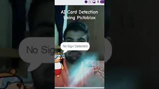 AI Card Detection Using Pictoblox #ai #robot #technology #machinelearning