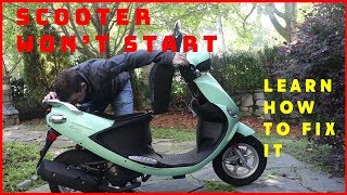 Scooter Won't Start After Sitting - How I fixed mine