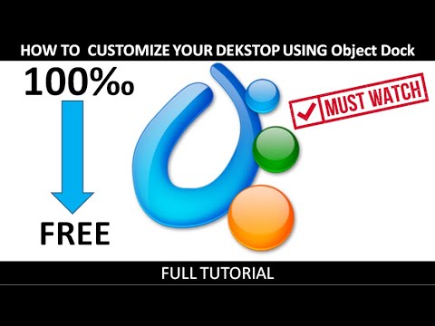 Object Dock Easy Tutorial And Free Downloading Link.