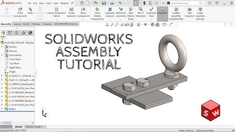 Easily Insert and Mate Components - Solidworks Assembly Tutorial