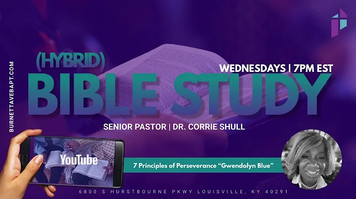 7 Principles of Perseverance Minister Gwendolyn Bl...