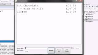 Receipt Printing Demo - C# With Windows Forms Wealth